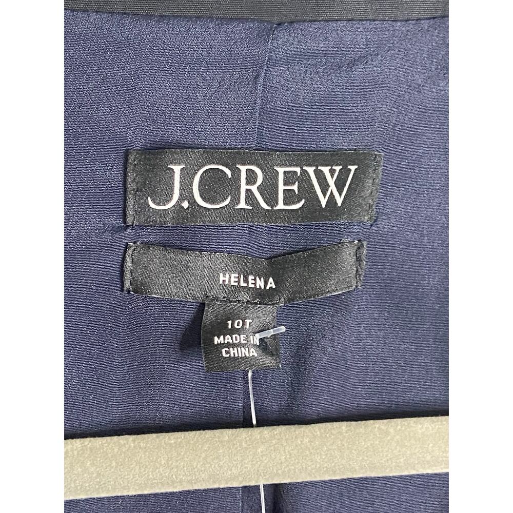 J.Crew Helena Blazer Jacket in City Twill Stretch One Button Front Tall Size 10T - Picture 6 of 12